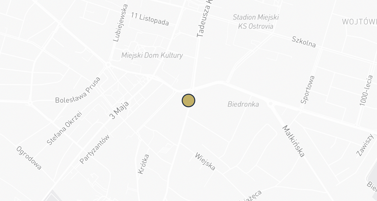 Mapa dojazdu: Szarafiński R., Oniszk A. Przychodnia weterynaryjna s.c.