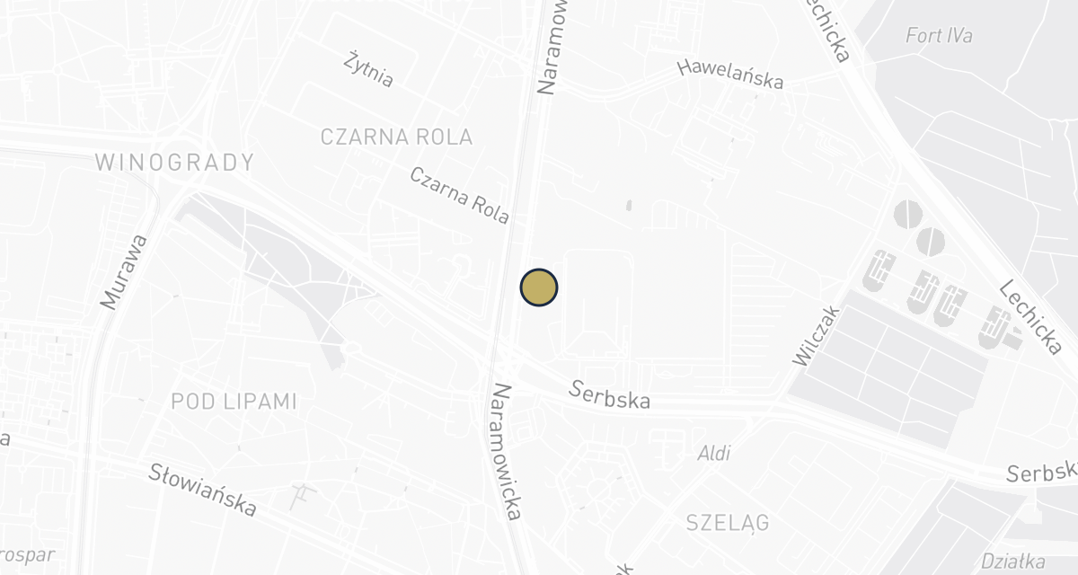 Mapa dojazdu: Na Naramowicach Przychodnia Weterynaryjna | Grupa EDINA