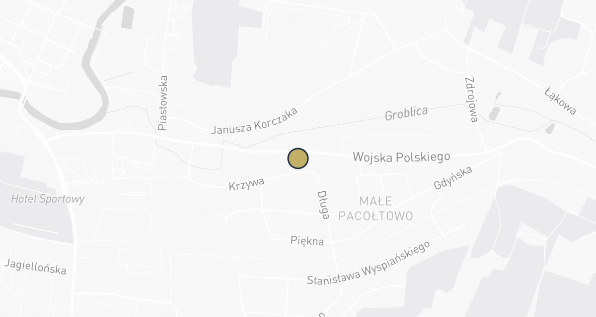Mapa dojazdu: Gabinet Weterynaryjny Wiesław Pisarski