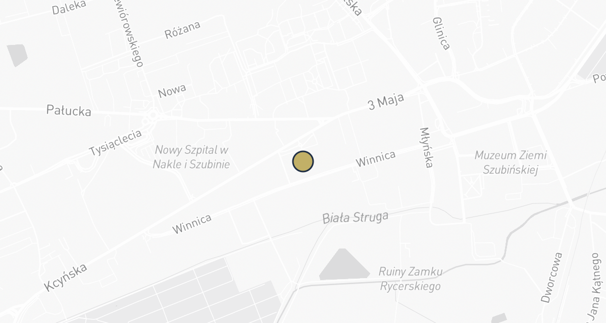 Mapa dojazdu: Przychodnia Weterynaryjna SZUBIN - Maciej Kaptur