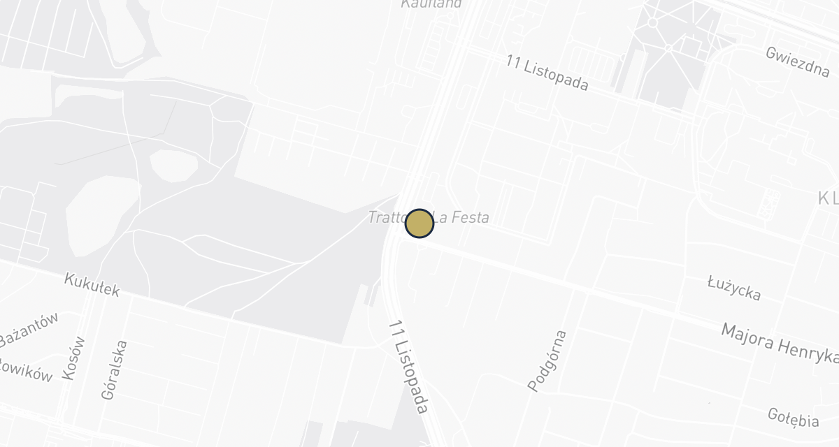 Mapa dojazdu: Justyna Walasek Glińska Przychodnia Weterynaryjna