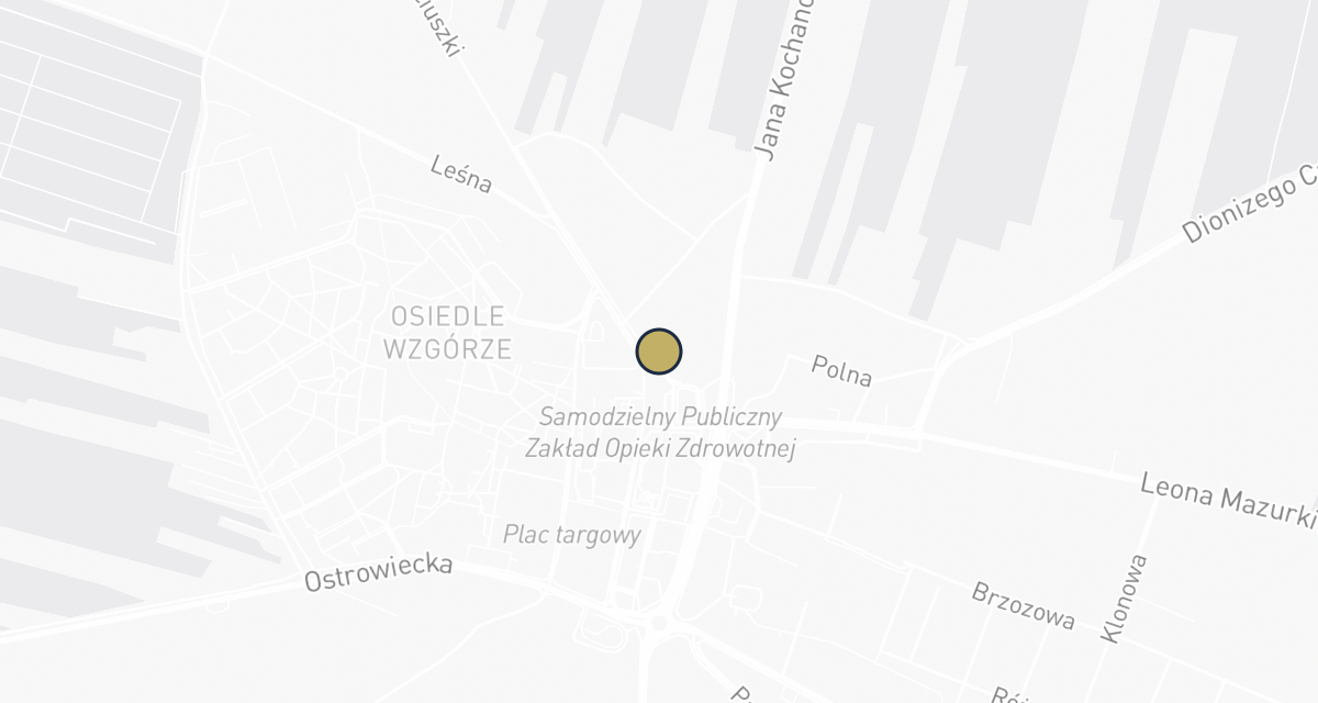 Mapa dojazdu: Woźniak Mieczysław, lek. wet. Gabinet