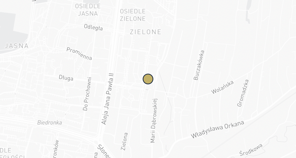 Mapa dojazdu: Przychodnia Weterynaryjna "Na Zielonym"