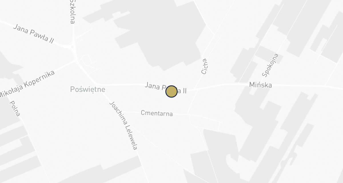 Mapa dojazdu: Marian Majszyk Przychodnia Weterynaryjna Poświetne