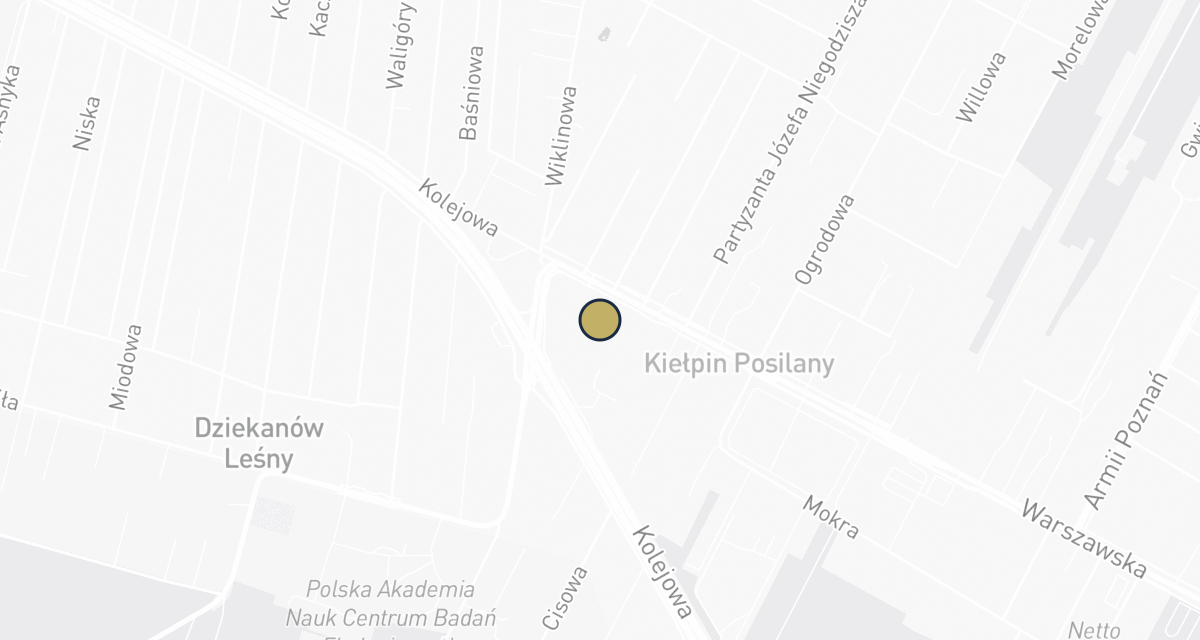 Mapa dojazdu: Rehabilitacja zwierząt KateFizjo