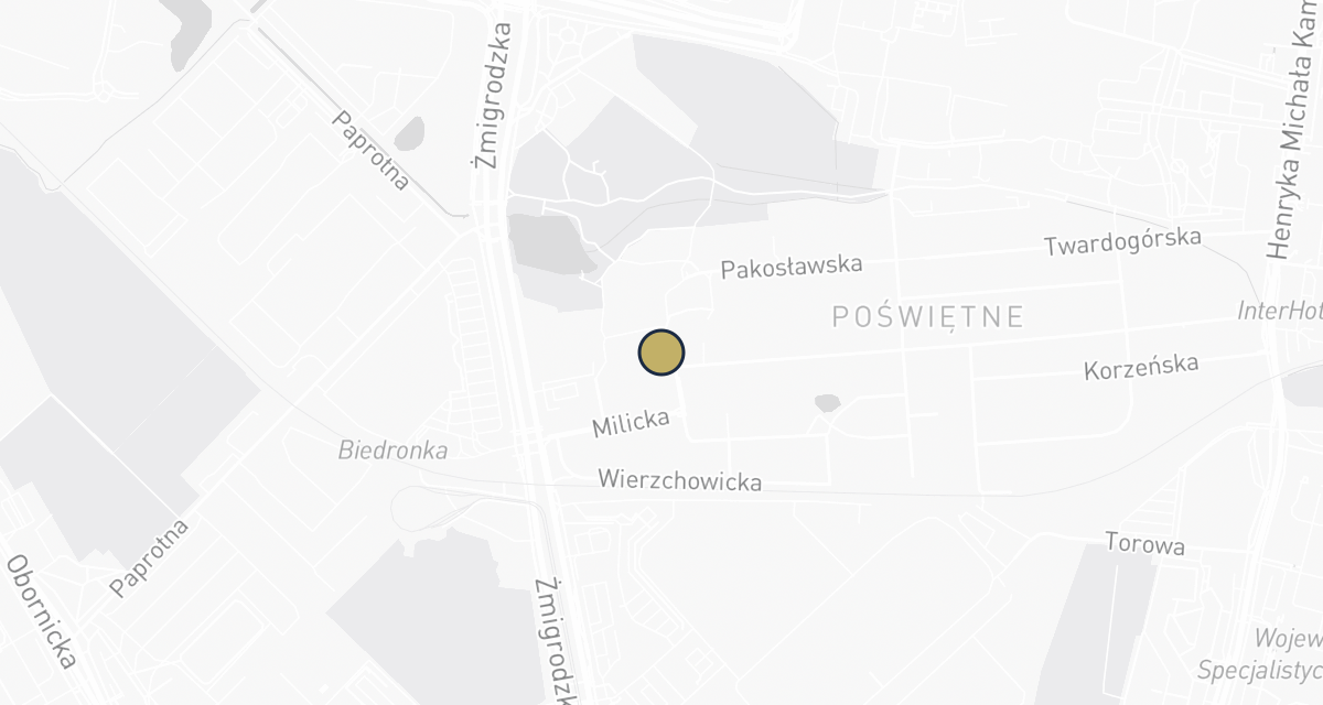 Mapa dojazdu: Milicka s.c. Lecznica dla zwierząt