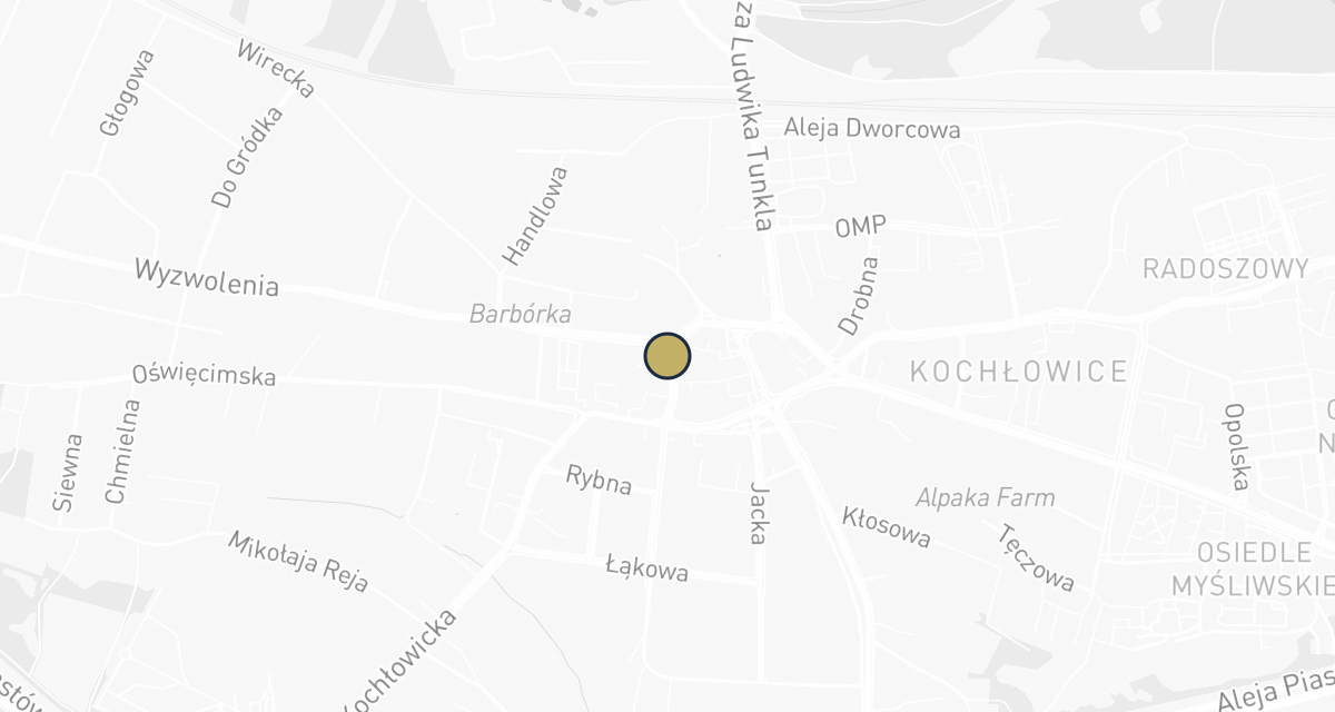 Mapa dojazdu: Gabinet weterynaryjny Dr Łapka