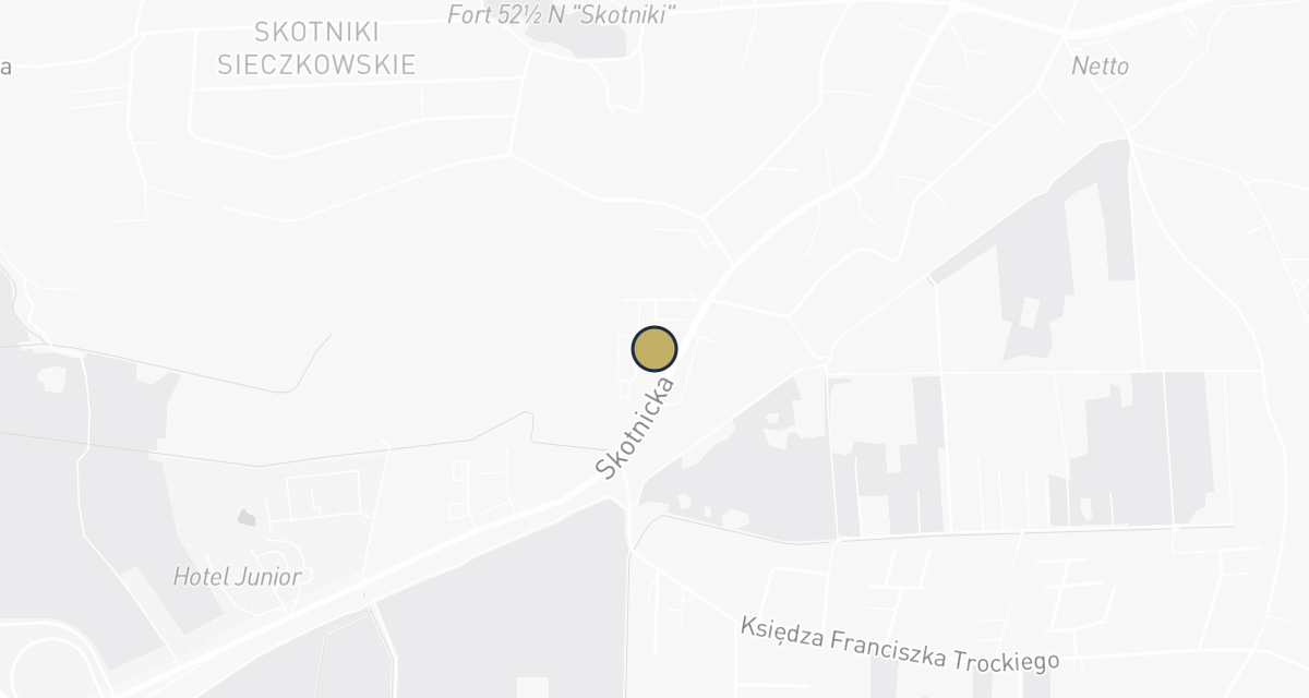 Mapa dojazdu: Klinika Weterynaryjna Skotnicka24 | Grupa EDINA