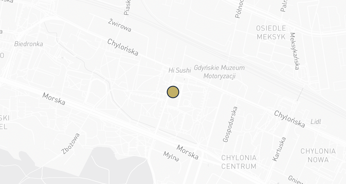 Mapa dojazdu: Gabinet Weterynaryjny Misia