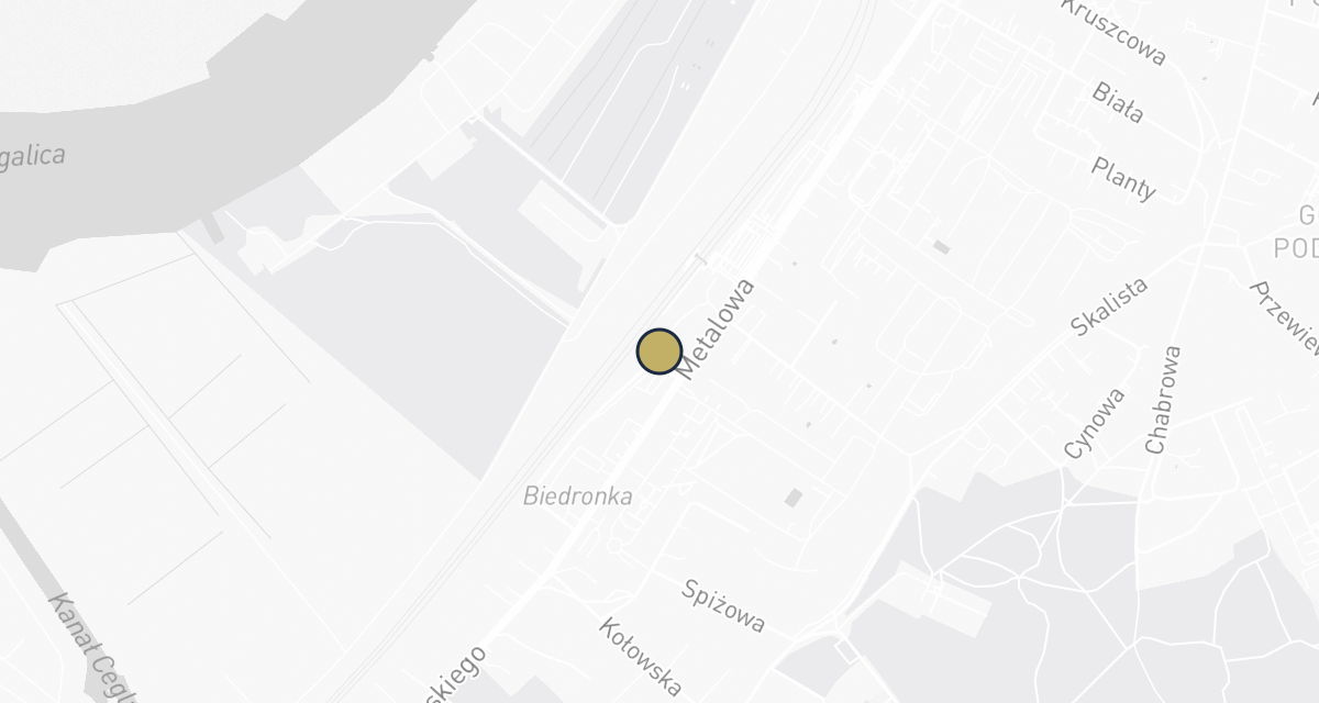 Mapa dojazdu: Met-Vet. Gabinet weterynaryjny. Ostrowska I.