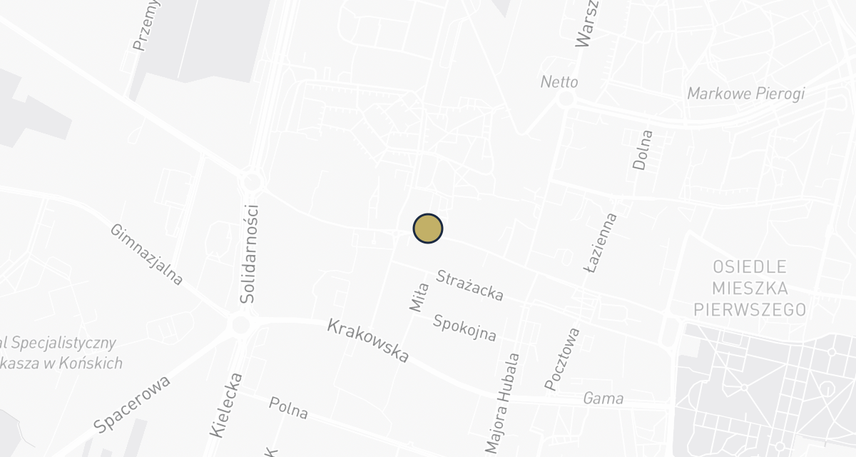 Mapa dojazdu: Przychodnia Weterynaryjna "Vetcentrum" lek.wet.Miłosz Lis