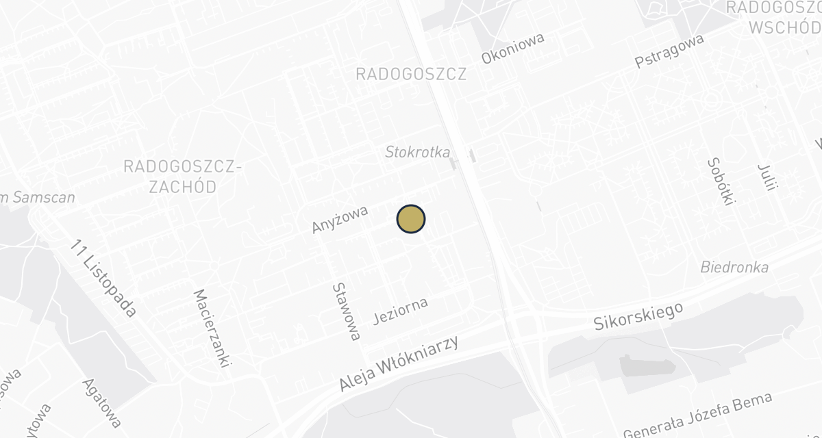 Mapa dojazdu: Przychodnia weterynaryjna Pupil A. Dereczeniuk M. Rogalska