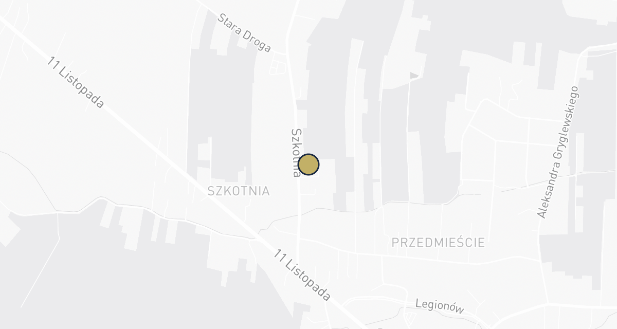 Mapa dojazdu: Gabinet Weterynaryjny lek. wet. Krystyna Mróz