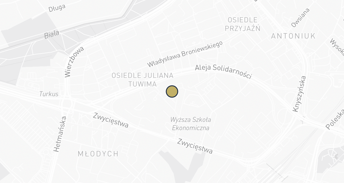 Mapa dojazdu: Canwet Prywatna lecznica małych i dużych zwierząt