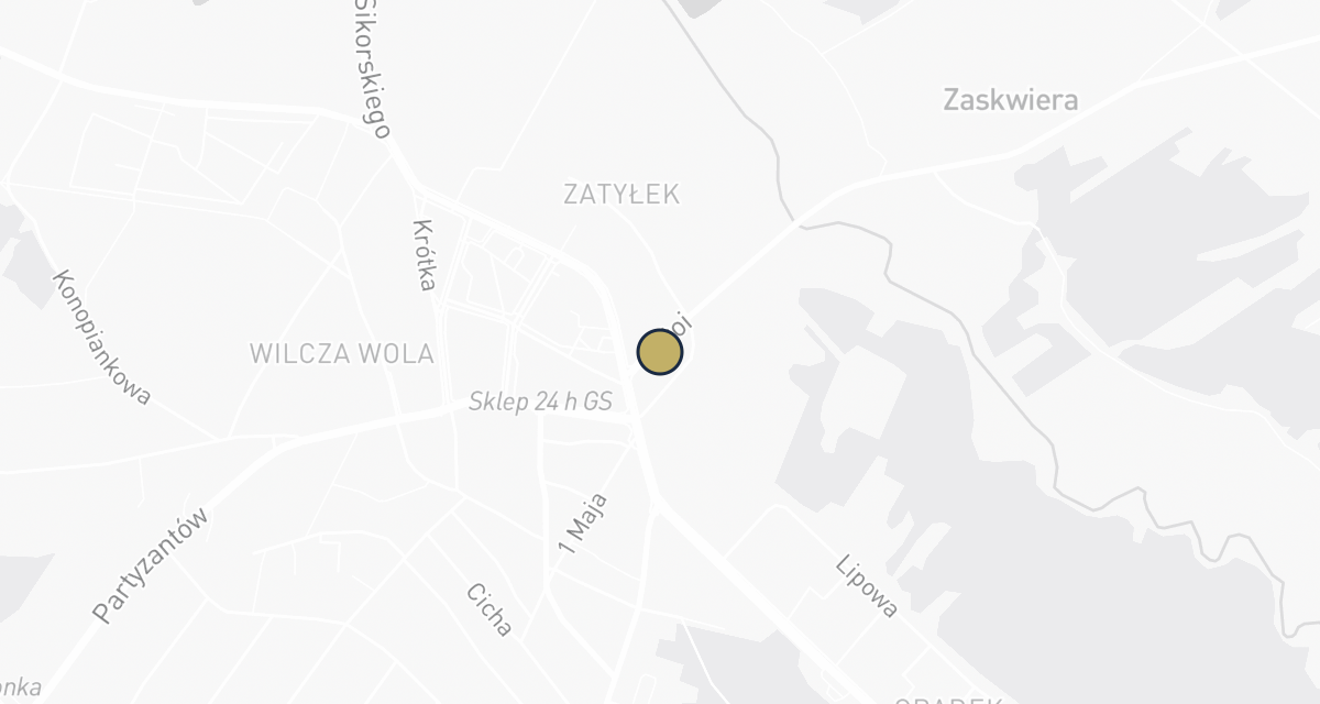 Mapa dojazdu: Gabinet weterynaryjny