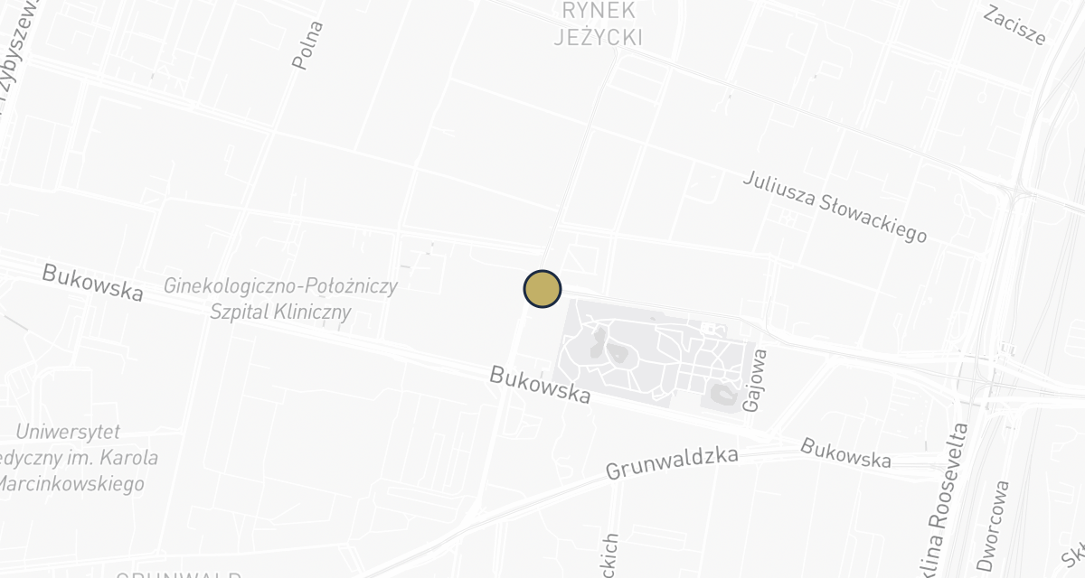 Mapa dojazdu: Specjalistyczna przychodnia dla zwierząt Wojciech Marek