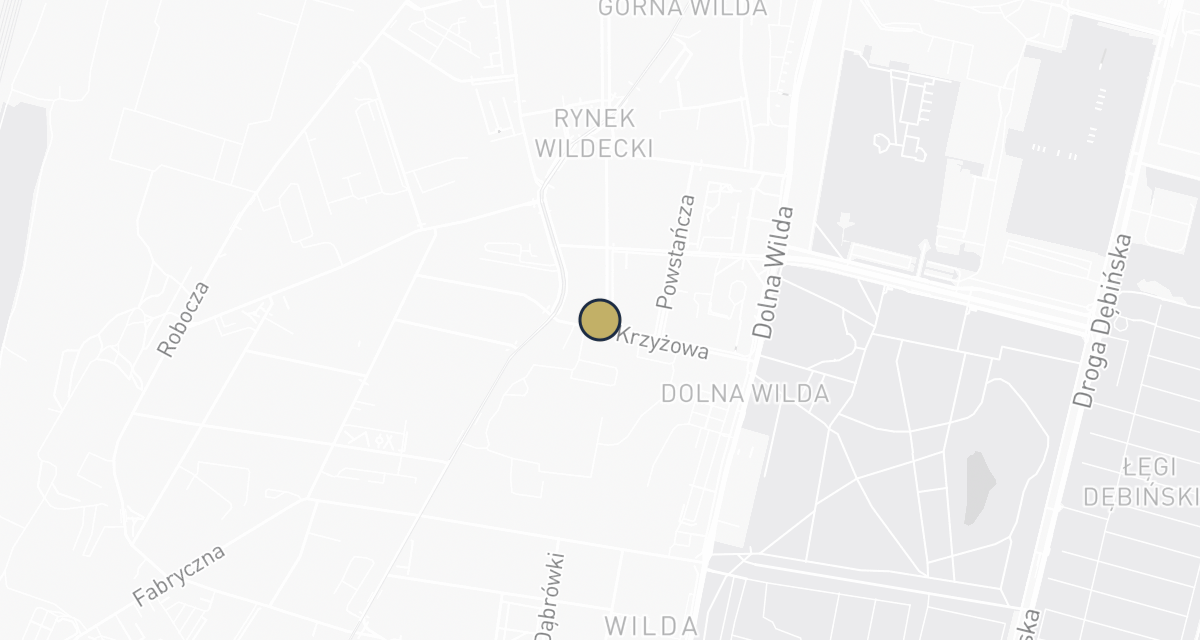 Mapa dojazdu: Gabinet Weterynaryjny "Na Wildzie"