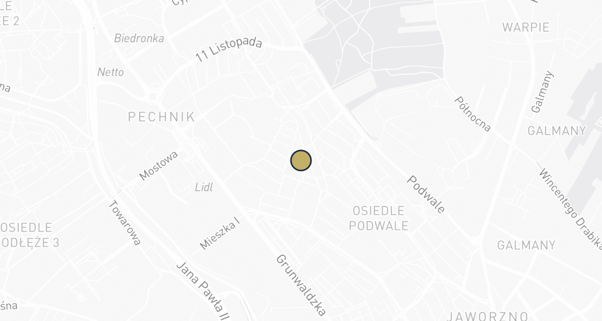 Mapa dojazdu: Gabinet weterynaryjny Falcon Lecznica dla zwierząt