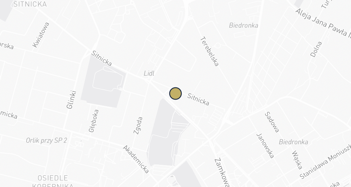 Mapa dojazdu: Górniak Ł. Weterynaria