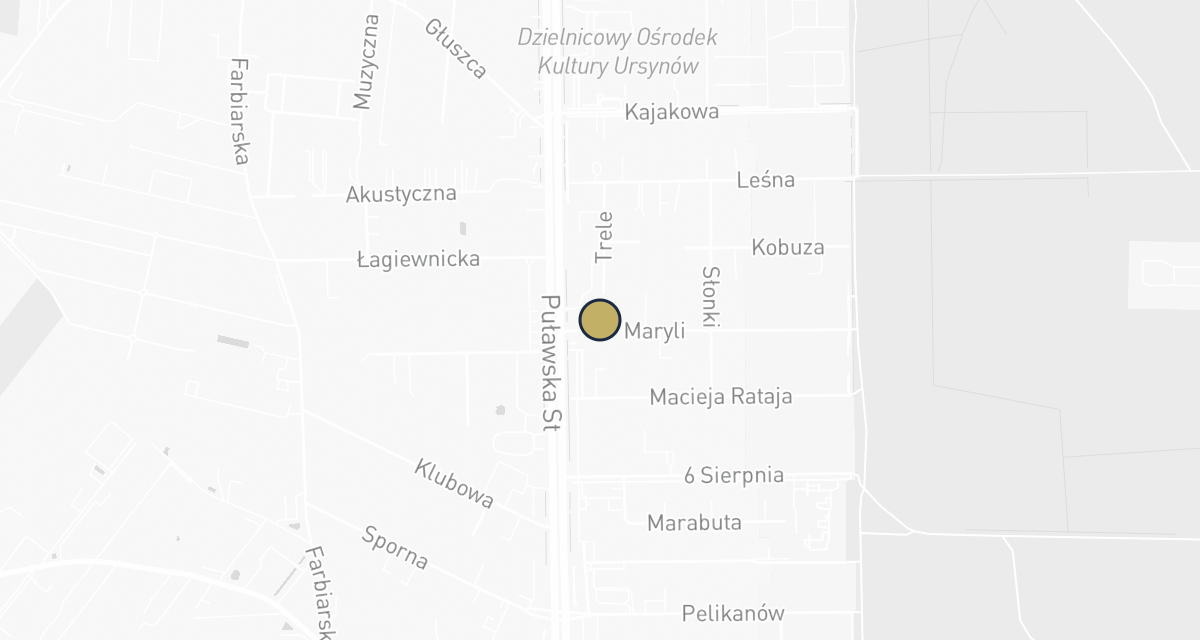 Mapa dojazdu: Klinika Teodorowscy - przychodnia weterynaryjna Warszawa