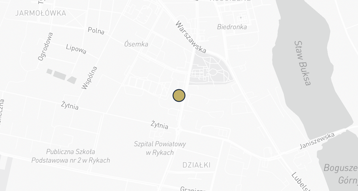 Mapa dojazdu: Gabinet Weterynaryjny Bona VET